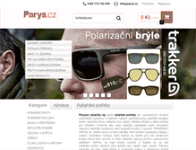 Tablet Screenshot of parys.cz